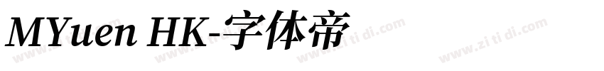 MYuen HK字体转换